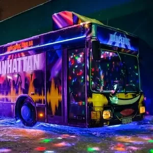 Автобус Dancebus Manhattan пати бас аренда на день рождения ребенка