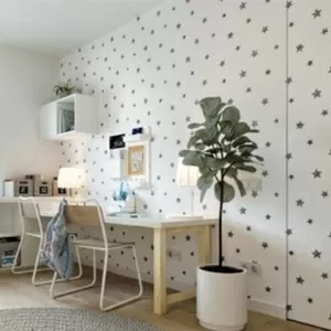 Поклейка шпалер 100 грн 