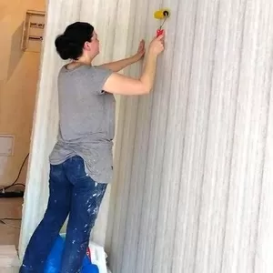 Поклейка шпалер Теремки Святошин Борщагівка 