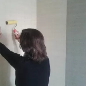 Поклейка шпалер Теремки Голосіїв Борщагівка 