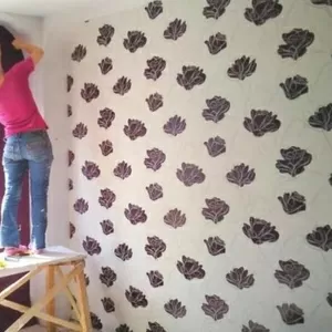 Поклейка шпалер Київ ціна 