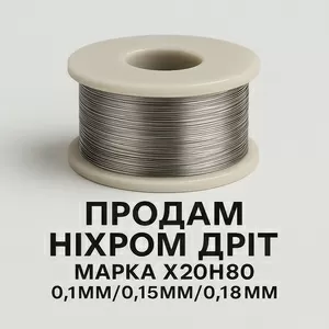 Ніхром дріт,  марка Х20Н80