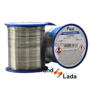 Припій Cynel з флюсом діаметр: 0, 8 мм,  