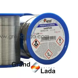 Припій Cynel з флюсом діаметр 1, 5 мм