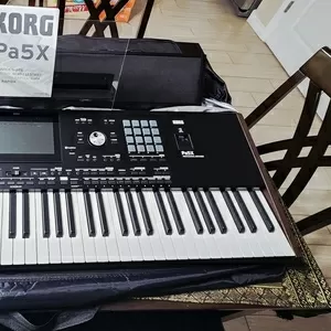 Korg Pa5X,  Korg Pa4X, Korg Pa4X MG2 Edition,  Korg NAUTILUS,  Korg Pa1000