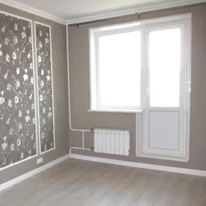 Поклейка шпалер Ремонт квартир недорого 