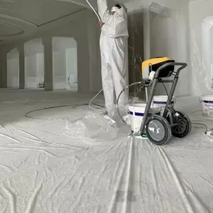 Безвоздушне Фарбування - стін,  стелі ,  колон - висока якість