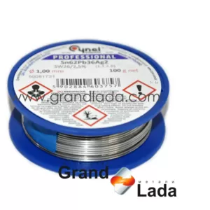 Припій Cynel з флюсом Sn62Pb36Ag2