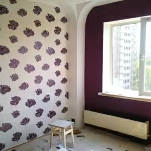 Поклейка обоев Святошино Белогородка Гореничи 