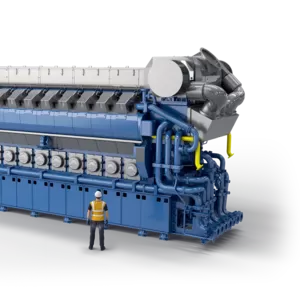 Газовий генератор Bergen 7000 Квт,  новий.