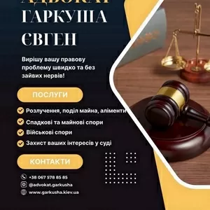 Юридична консультація адвоката. Запис на прийом у Києві.