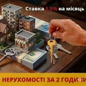 Кредит під заставу земельної ділянки — фінансування до 20 млн грн.