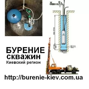 БУРЕНИЕ скважин на воду :  - 250 - 300 грн за метр