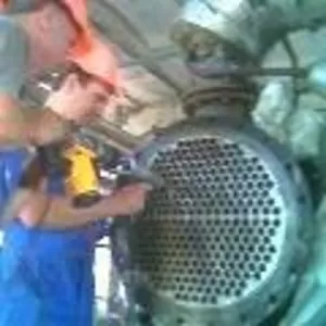 Очистка теплообменного оборудования.