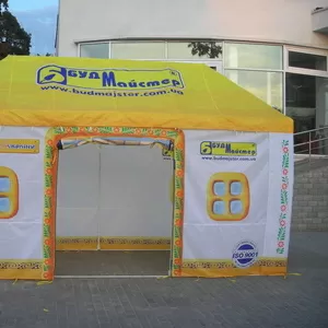 Изготовление торговых палаток, сублимационная печать на ткани