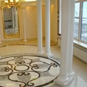 Укладка пола (мрамор,  гранит),  реставрация,  шлифовка.