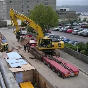 Перевозка строительной техники.