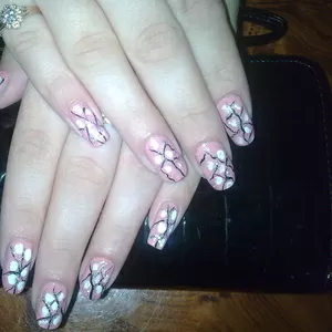 Наращивание гелевых ногтей!