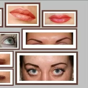 Татуаж бровей,  глаз и губ! Качественно и не дорого! Возможен выезд на дом!