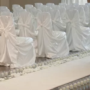 Аренда свадебных чехлов на стулья