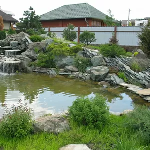 Искуственные водоёмы и водопады