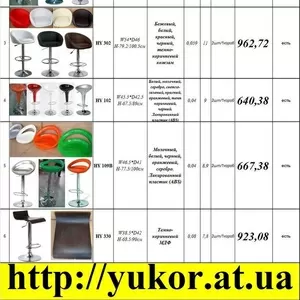 Барные стулья HY бежевый,  черный,  белый,  корычневый,  красный Киев