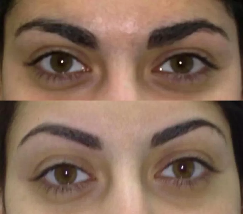 Профессиональная коррекция бровей 2