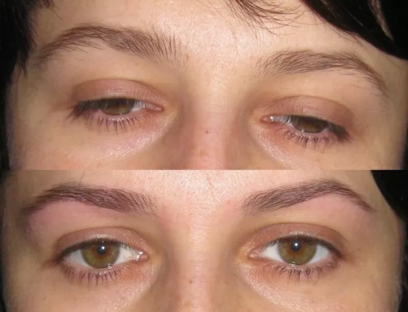 Профессиональная коррекция бровей 4