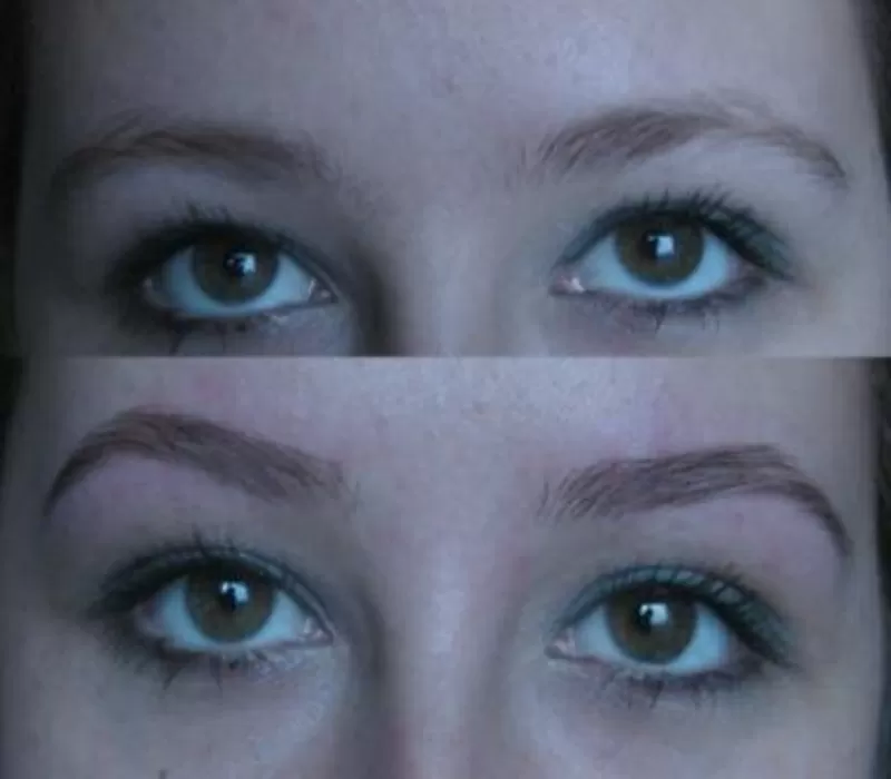 Профессиональная коррекция бровей 5