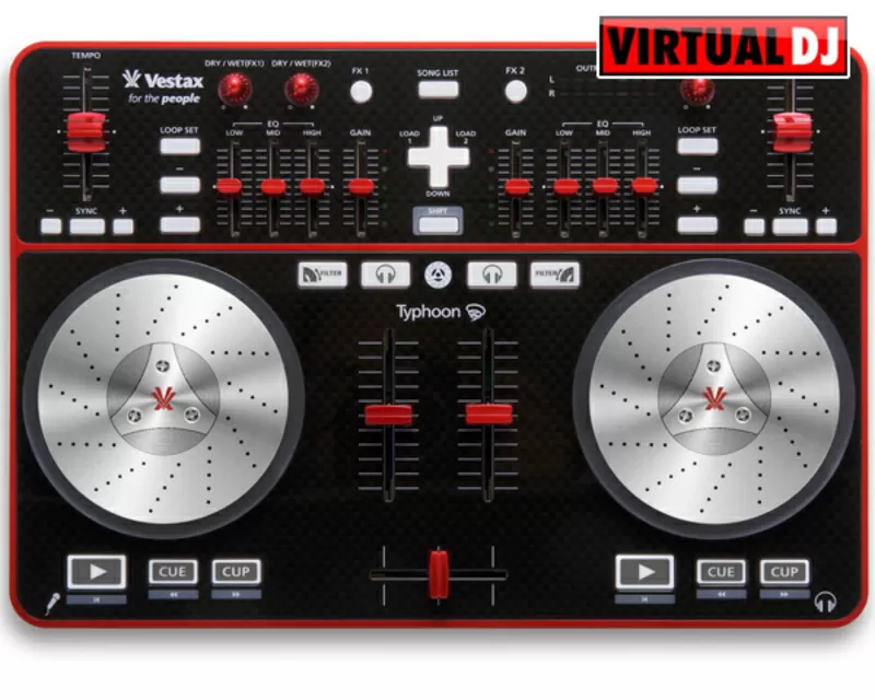 Продам НОВЫЙ Vestax Typhoon для Virtual DJ цена 2400 грн.