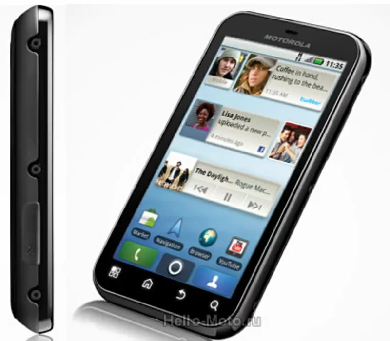 MOTOROLA DEFY. Смартфон для экстремальных условий на базе Android 2.1.