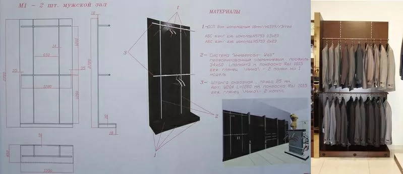 Срочно! Торговое оборудование для магазина одежды. Уценка -75%! Почти 