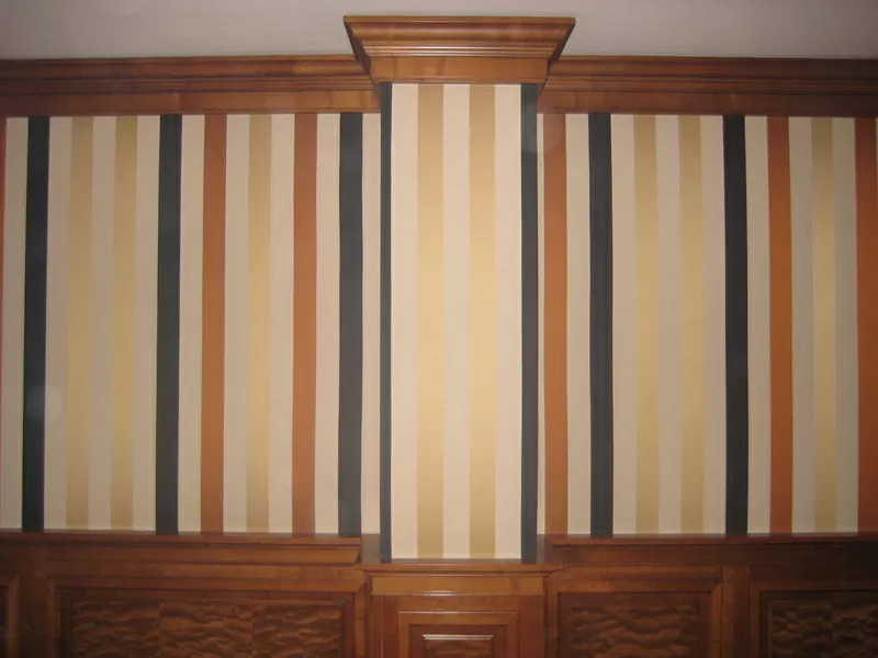 Драпировка(обивка)стен тканью