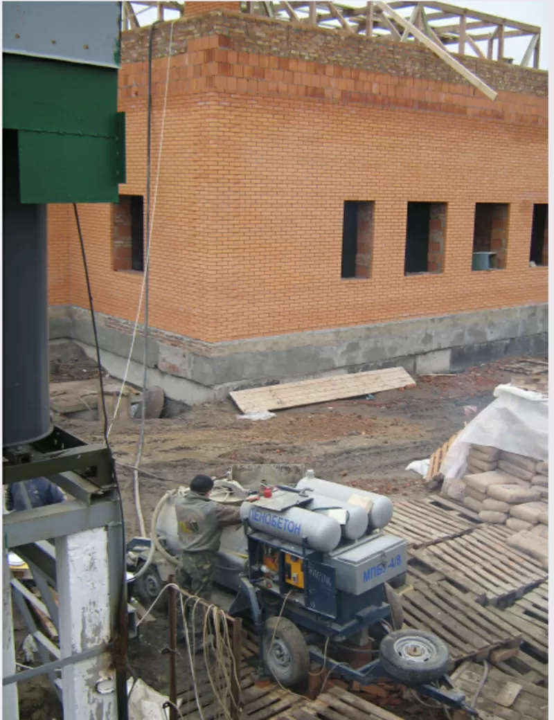 Пенобетон. Оборудование. Мобильный строительный комплекс FC100W2 18