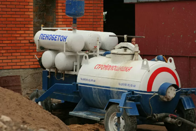 Пенобетон. Оборудование. Мобильный строительный комплекс FC100W2 19