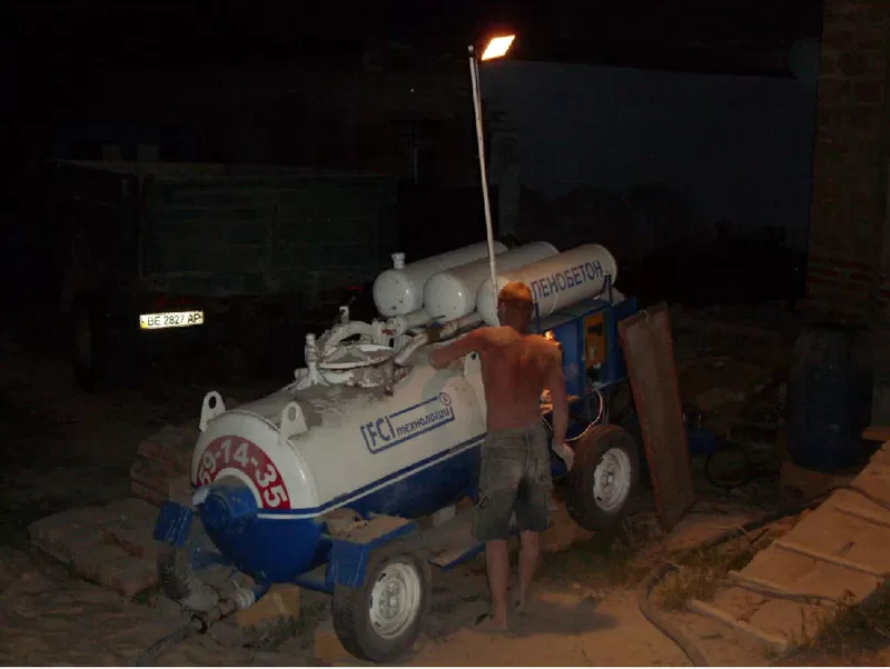 Пенобетон. Оборудование. Мобильный строительный комплекс FC100W2 20