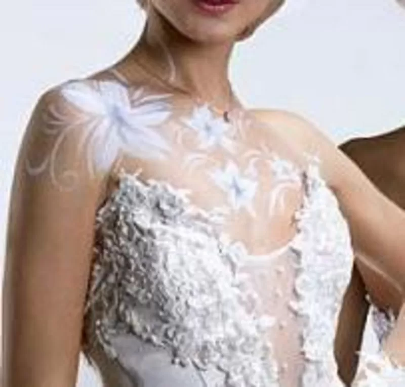 Свадебный боди-арт. Оригинальное украшение для невесты!