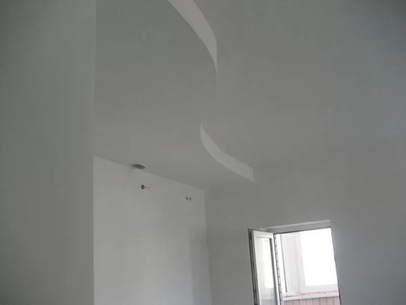 Гипсовая штукатурка машинным нанесением на потолки и стены.,  Киев и пр