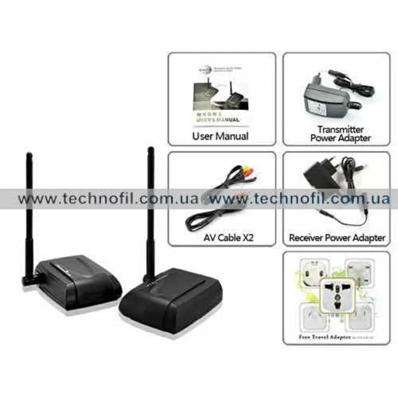 Система беспроводной передачи видеосигнала и звука  4