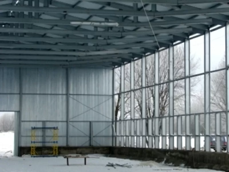 Збірні, швидкомонтовані будівлі, будівлі з оцинкованного профілю.