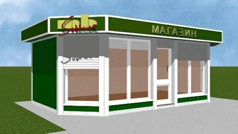 Изготовление под заказ. Торговые павильоны,  Ларьки,  Магазины,  Кафе.   