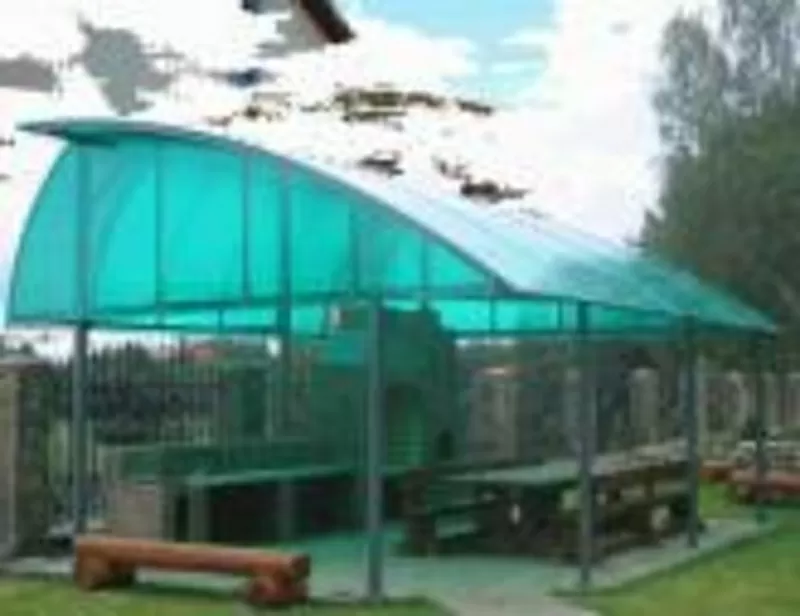 Изготавливаем красивые ажурные козырьки с ковкой,  навесы над местом ст 6