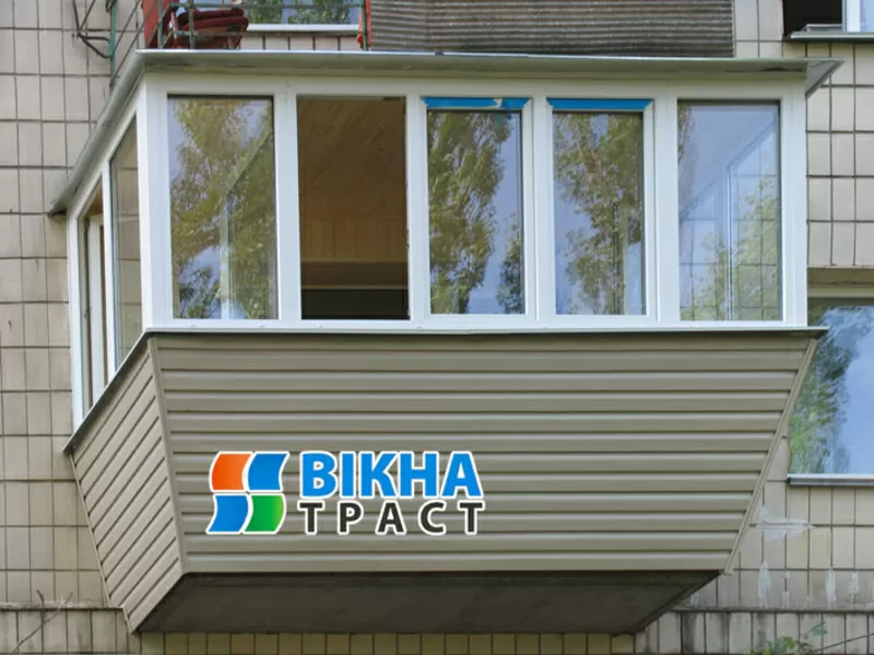 балконы под ключ, французкие балконы, обшивка натуральным материалом 14