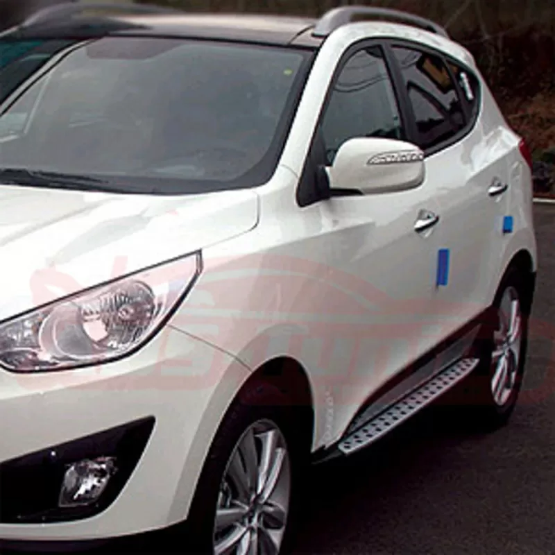 Подножки боковые на Hyundai IX-35. Оригинал.  2