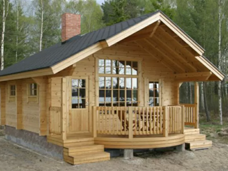 Деревянные дома,  срубы,  бани, сауны