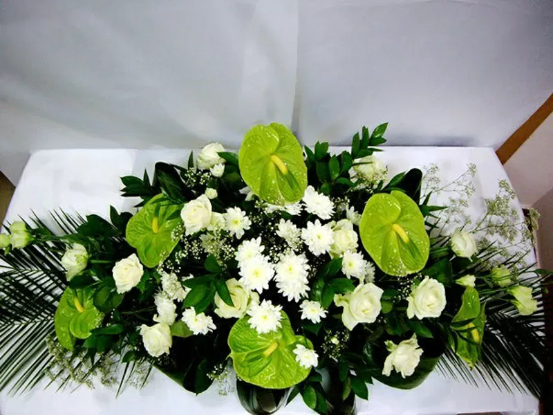 Оформление цветами свадеб