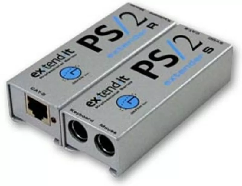 Удлинитель линий PS/2 (клавиатура,  мышь,  проектор) по витой паре (5 Ca