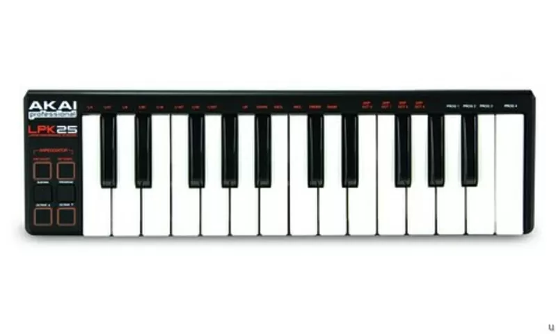 Akai  LPK25 миди клавиатура