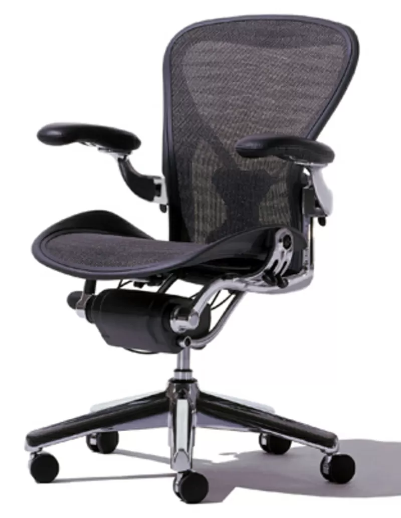 Aeron,  Polished Aluminum офисное кресло 2