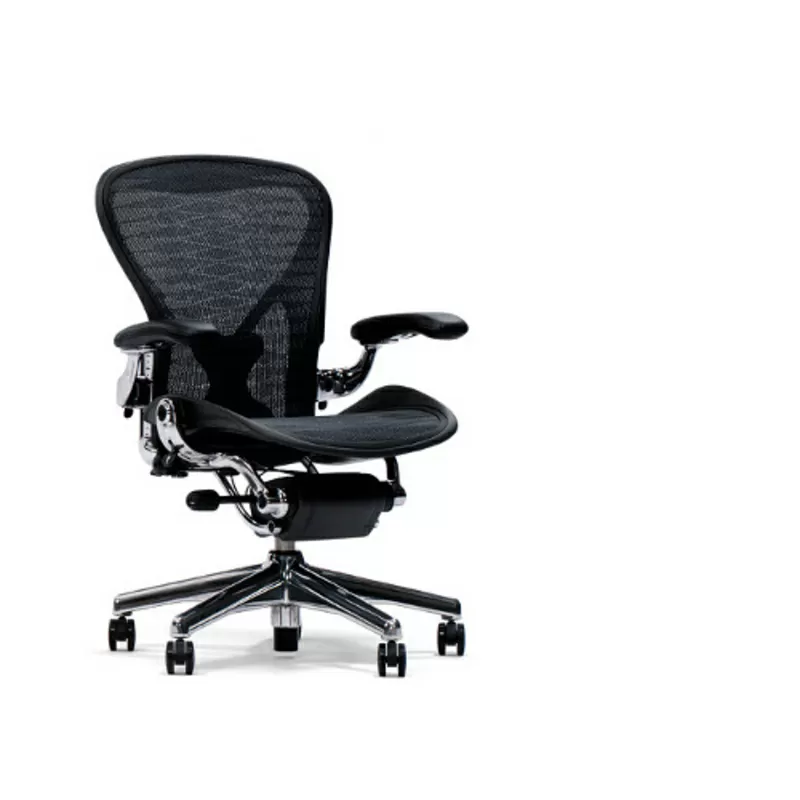 Aeron,  Polished Aluminum офисное кресло 3